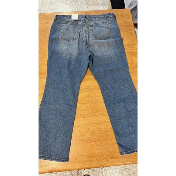 STYLE & CO HIGH RISE CURVY BOOT CUT JEANS SIZE WOMENS 20 P1-202 NEW - Picture 10 of 14